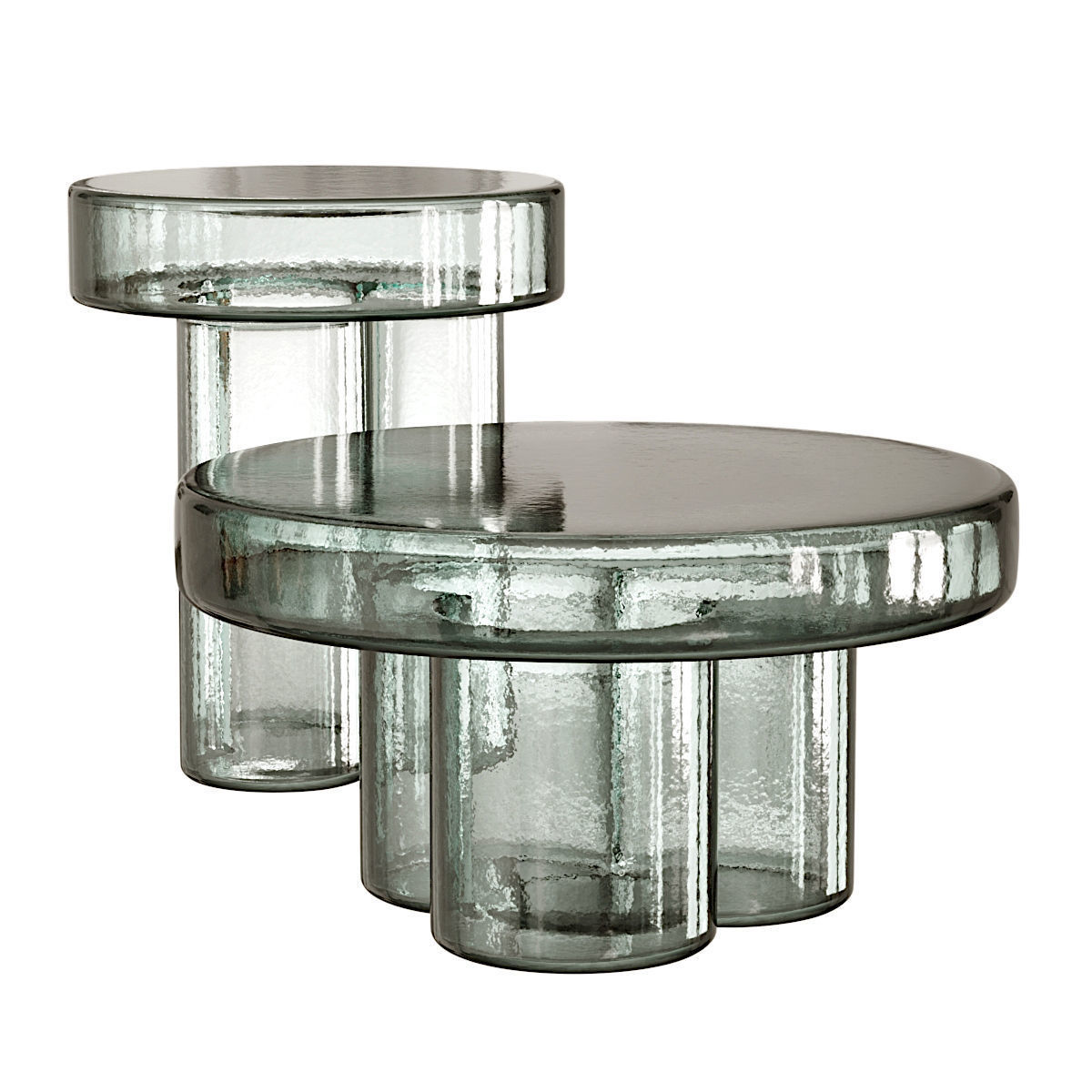Miniforms Glass Tables by Yannis Gikas 3D model_1