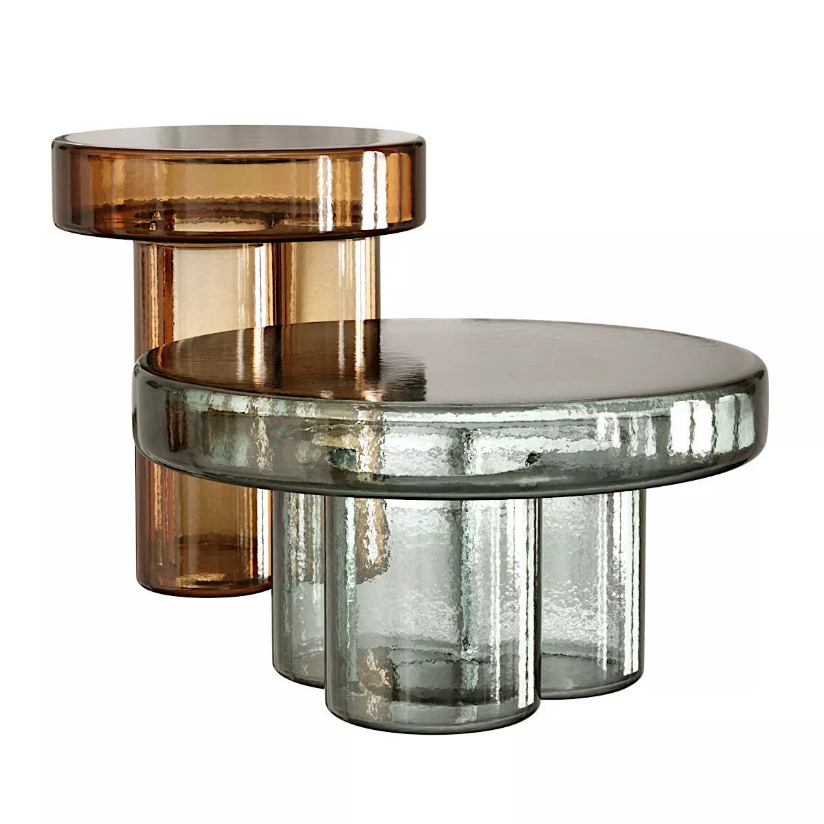 Miniforms Glass Tables by Yannis Gikas 3D model_0