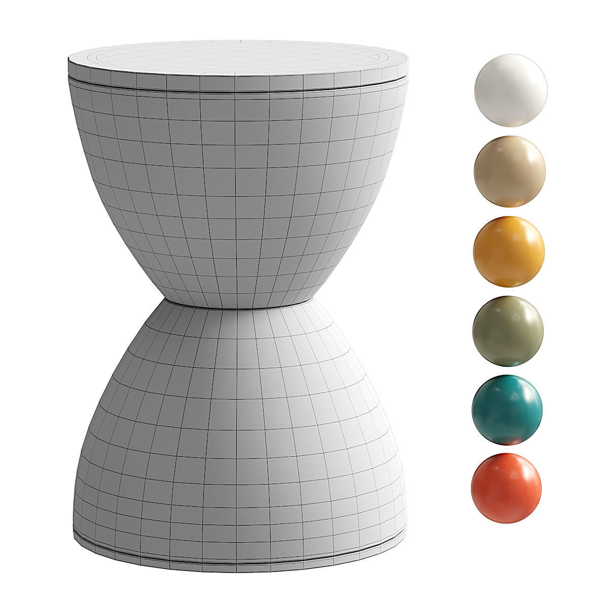 Tony Puffin Coffee Table 3D model_5