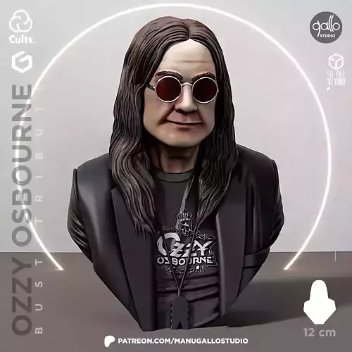 ozzy osbourne bust tribute