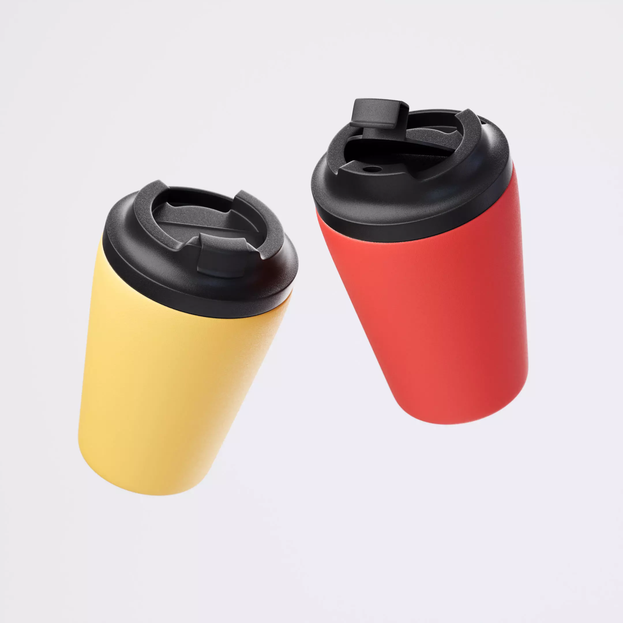 Vacuum Stainless Steel Reusable Coffee Cup 3D model