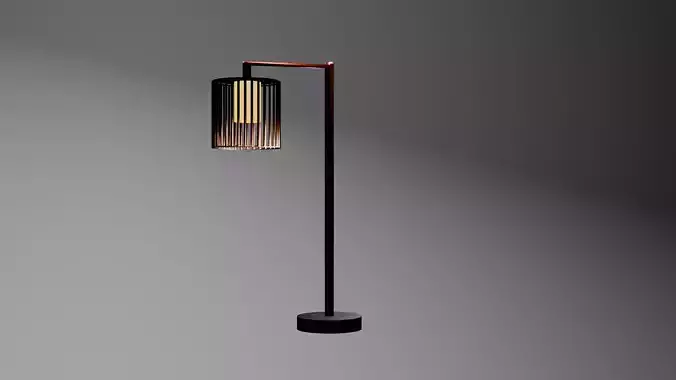 Modern Hanging Floor Lamp 3D Model
