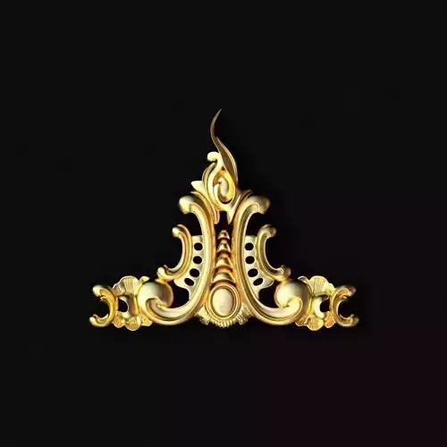 Central decor ornament for furniture