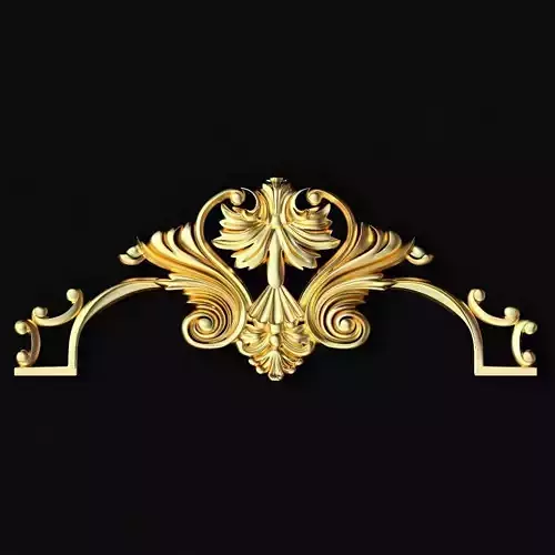 Central decor ornament for furniture