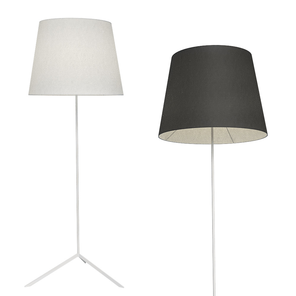 Double Shade Floor Lamp 3D Model  3D model_1