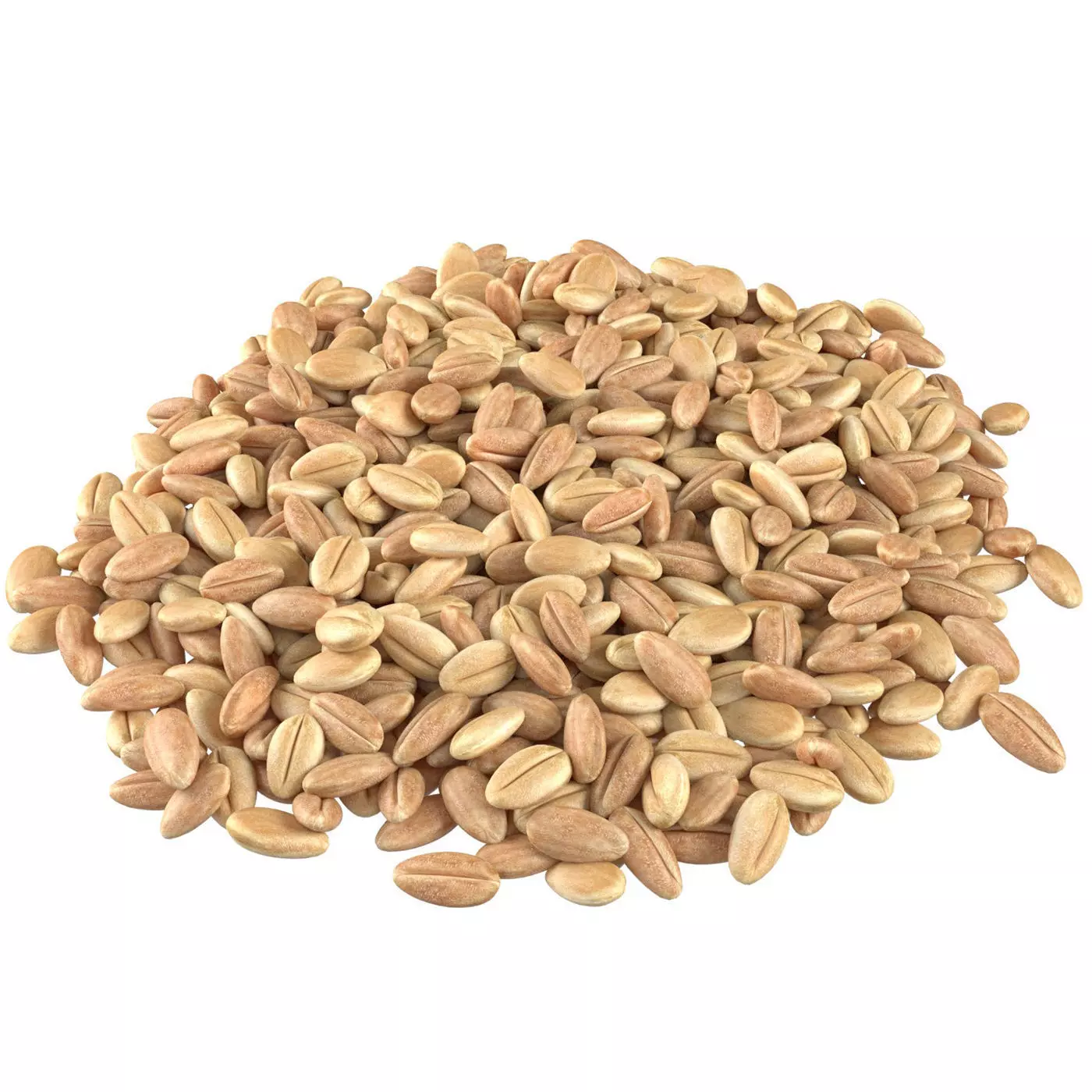 Grain pile Low-poly 3D model_0