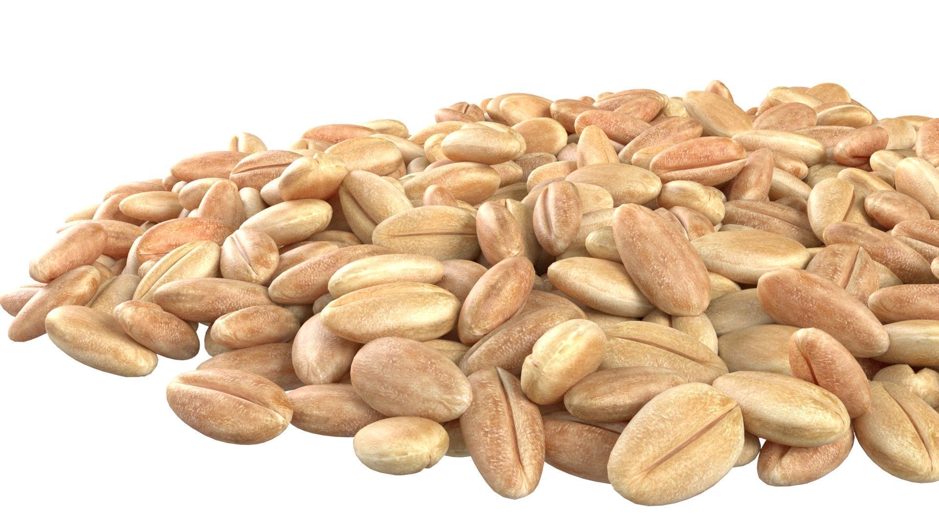 Grain pile Low-poly 3D model_4