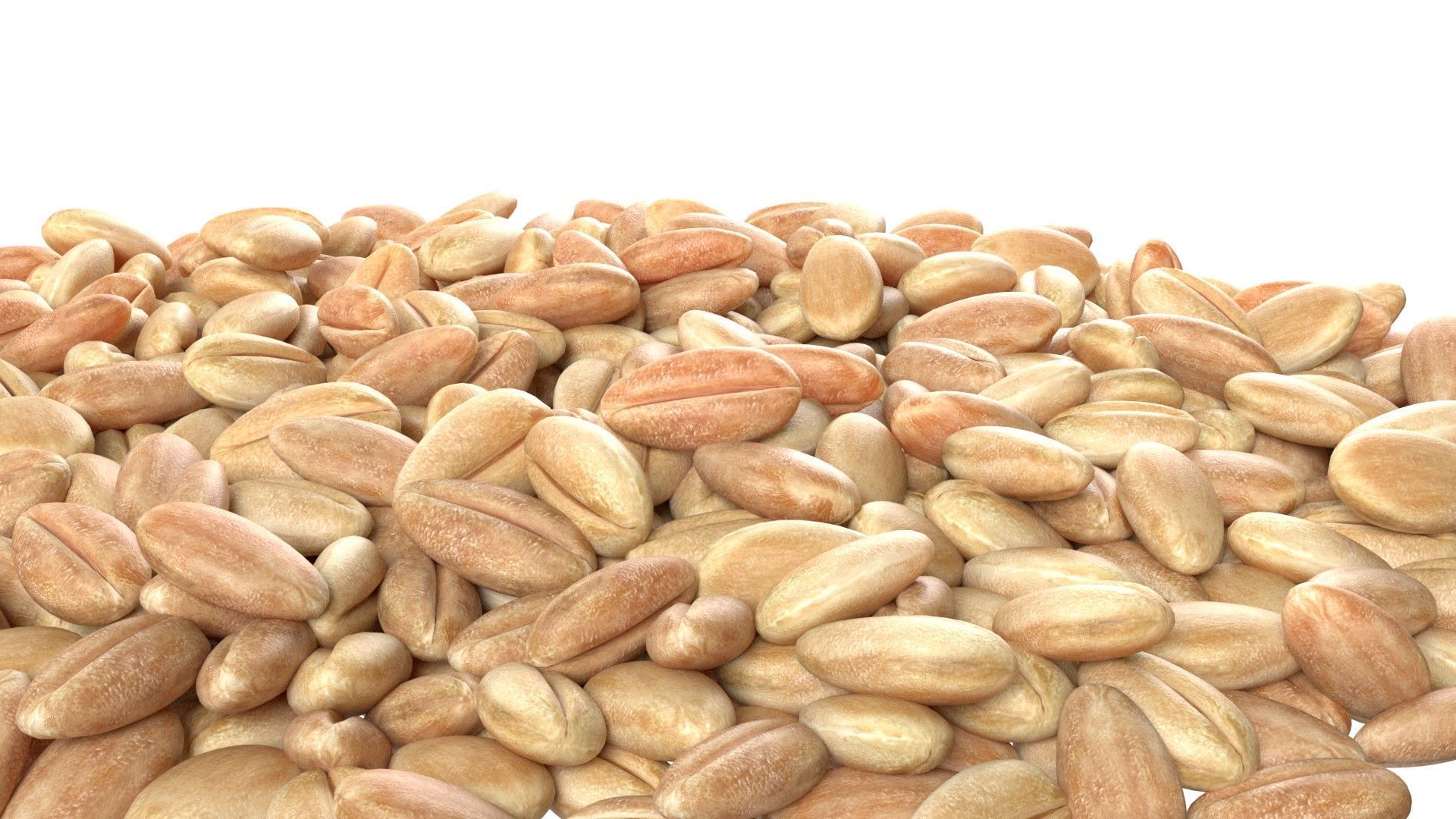 Grain pile Low-poly 3D model_6