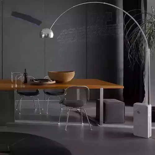 Arco Floor Lamp 3D Model 3D model