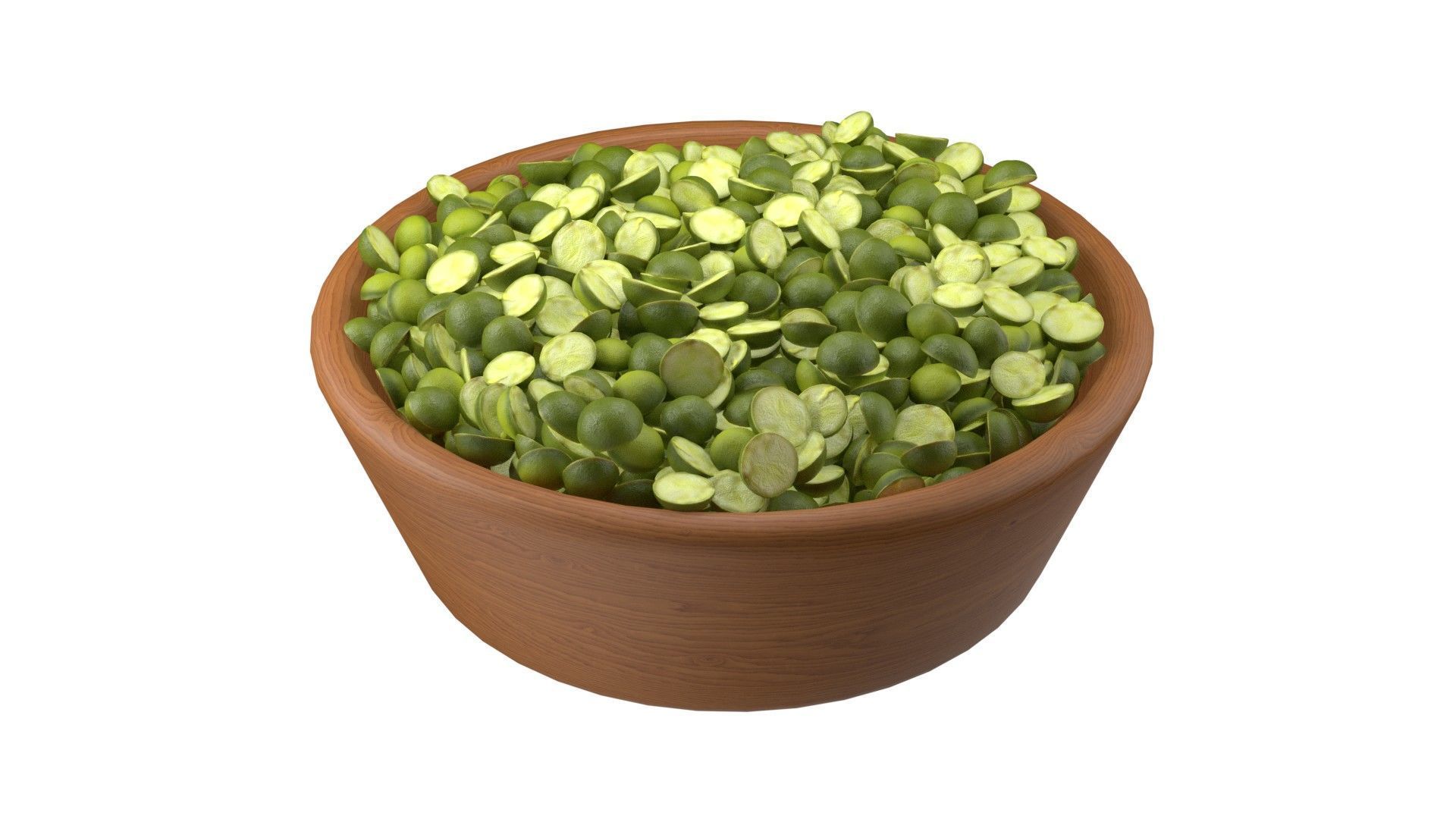 Seeds Grain Beans Nuts Mega Bowl collection Low-poly 3D model_14