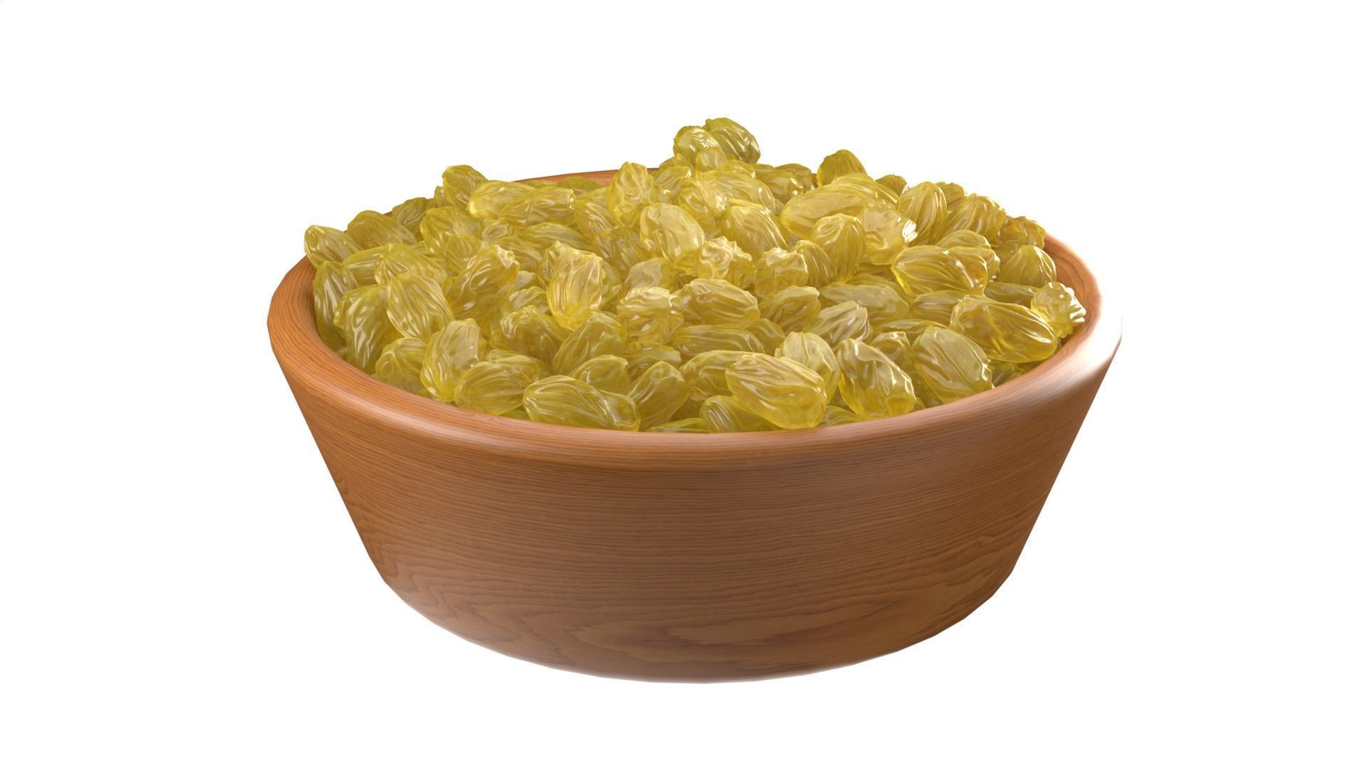 Seeds Grain Beans Nuts Mega Bowl collection Low-poly 3D model_22
