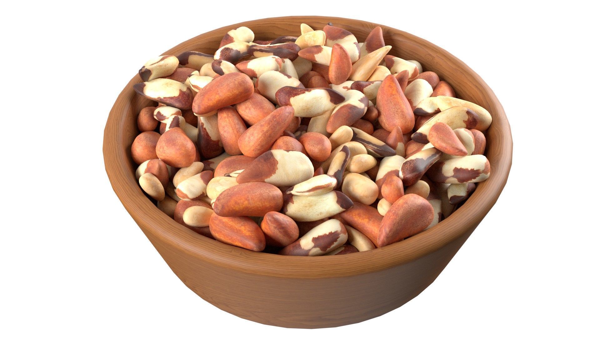 Seeds Grain Beans Nuts Mega Bowl collection Low-poly 3D model_11