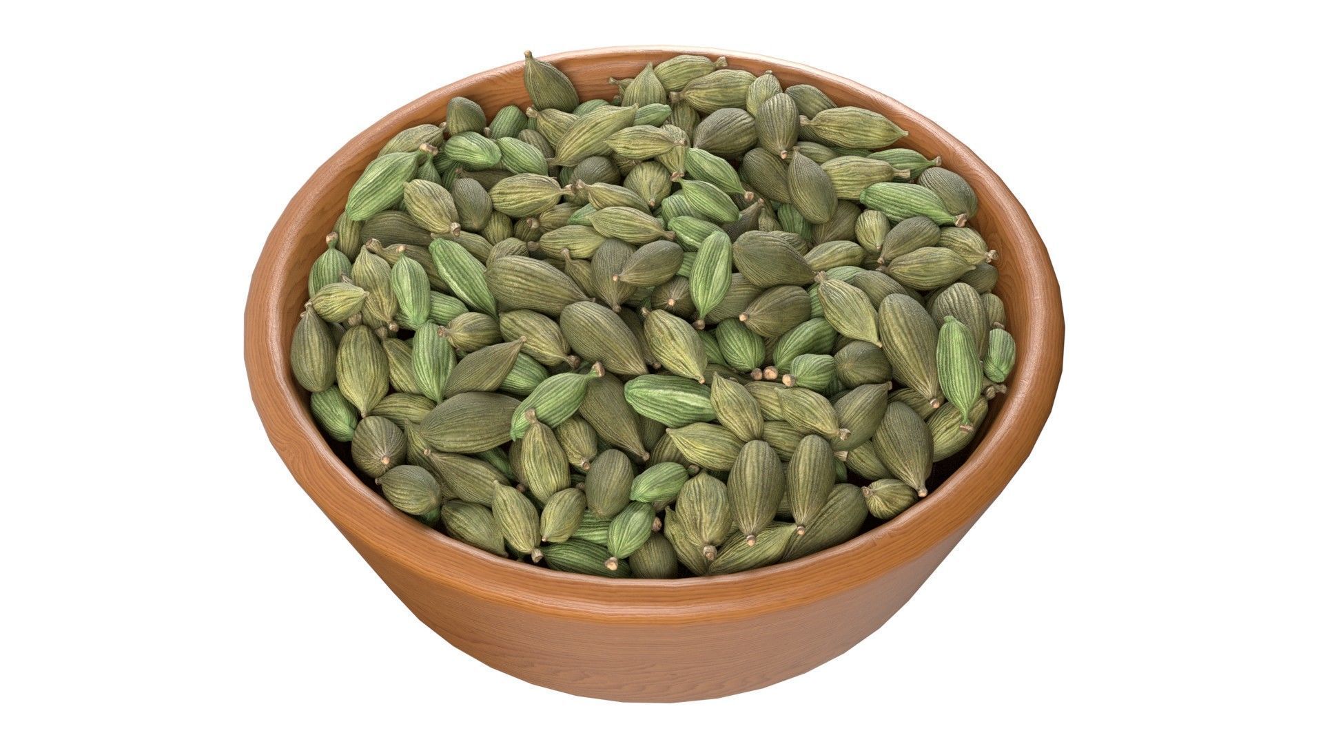 Seeds Grain Beans Nuts Mega Bowl collection Low-poly 3D model_6