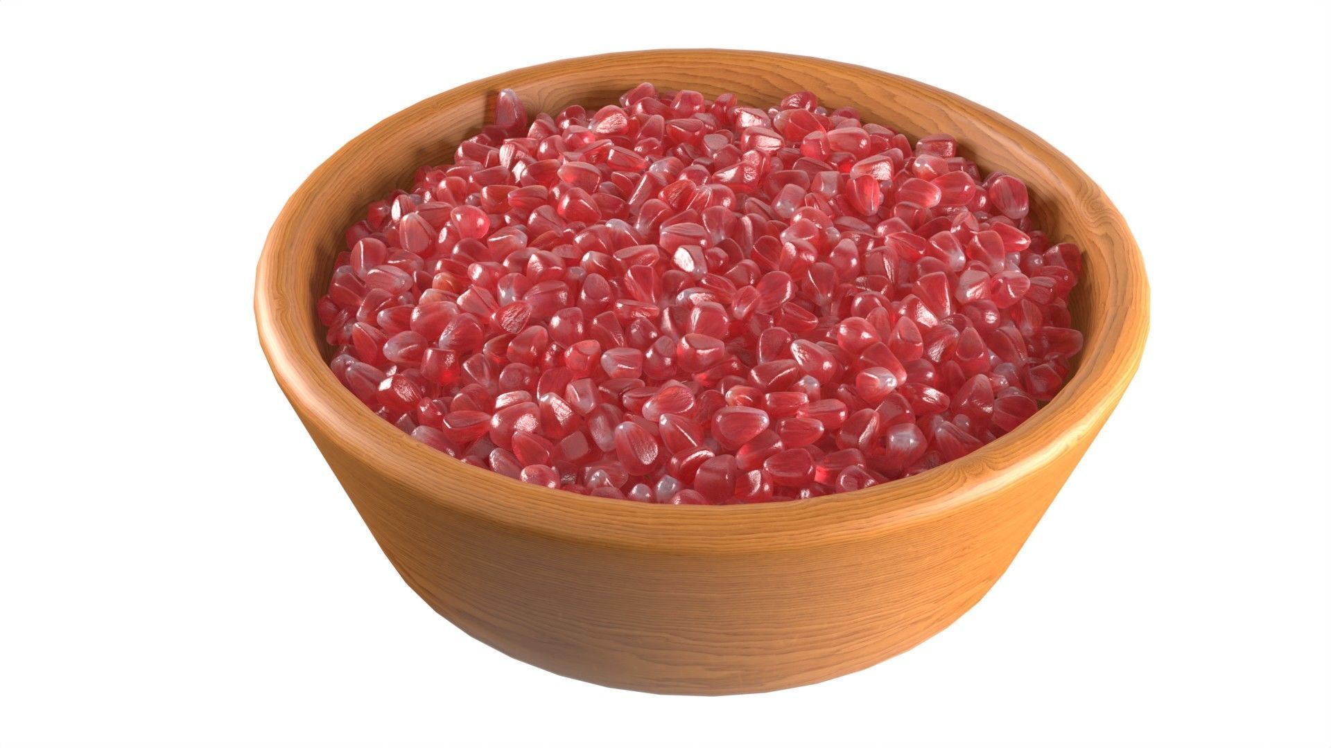 Seeds Grain Beans Nuts Mega Bowl collection Low-poly 3D model_26