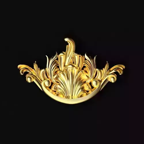 Central decor ornament for furniture