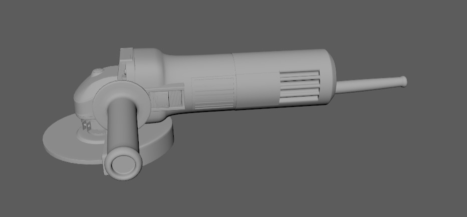 3d model Angle Grinder  dewalt Low-poly 3D model_6