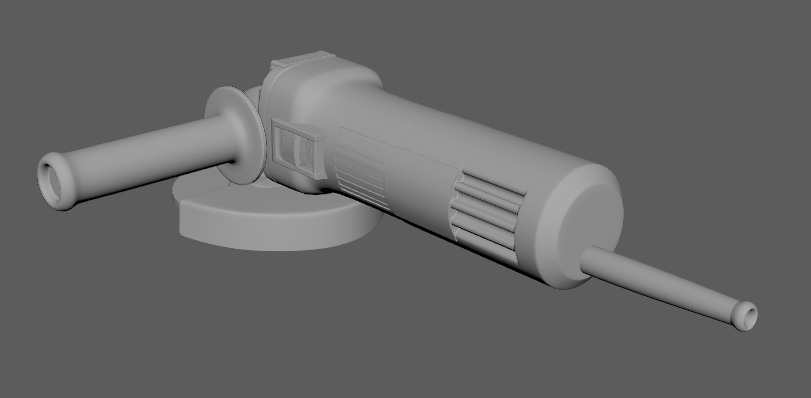 3d model Angle Grinder  dewalt Low-poly 3D model_7