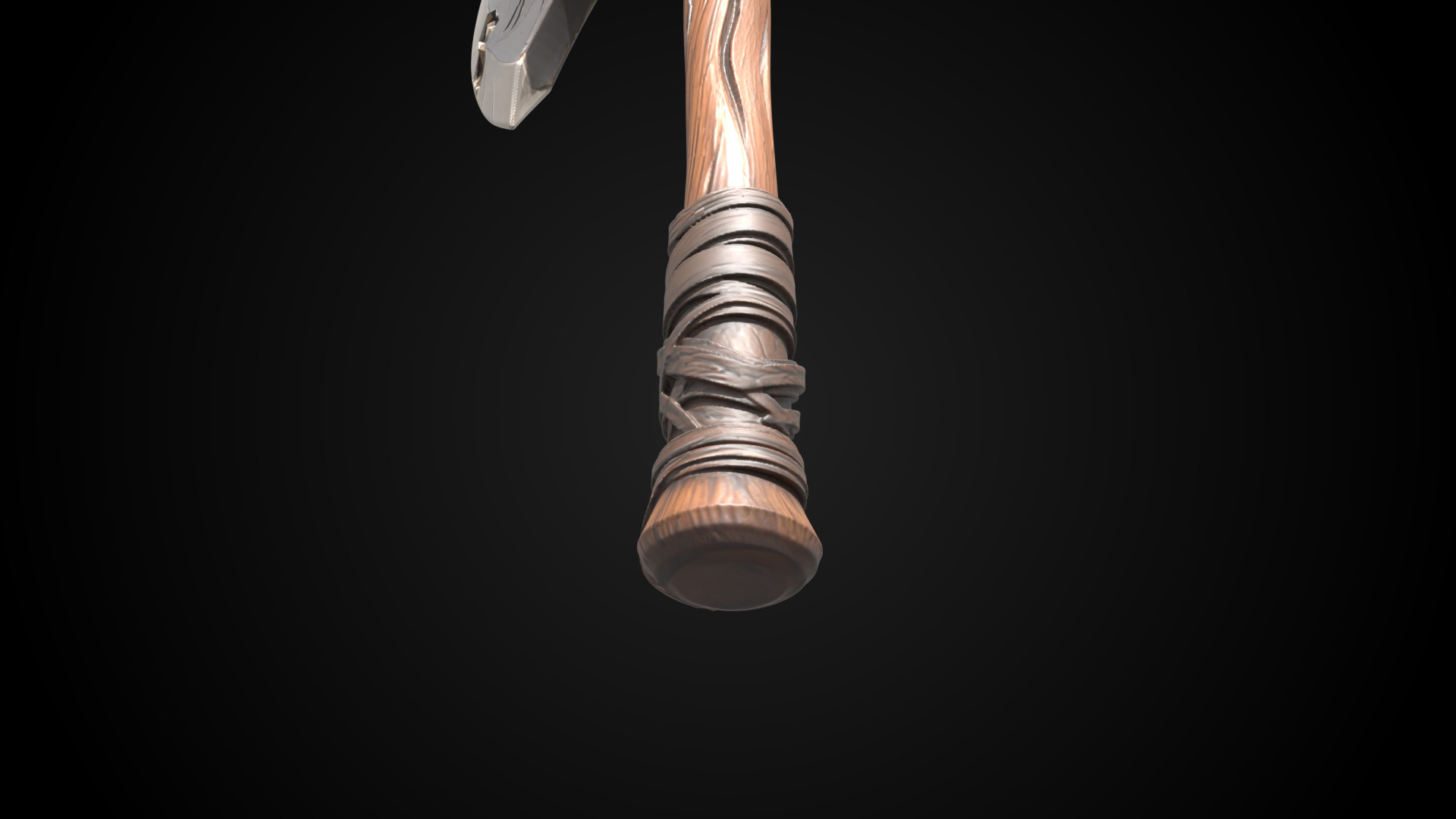 Stylized Dwarf Sword - Ironcleave - Game Ready 3D model_5