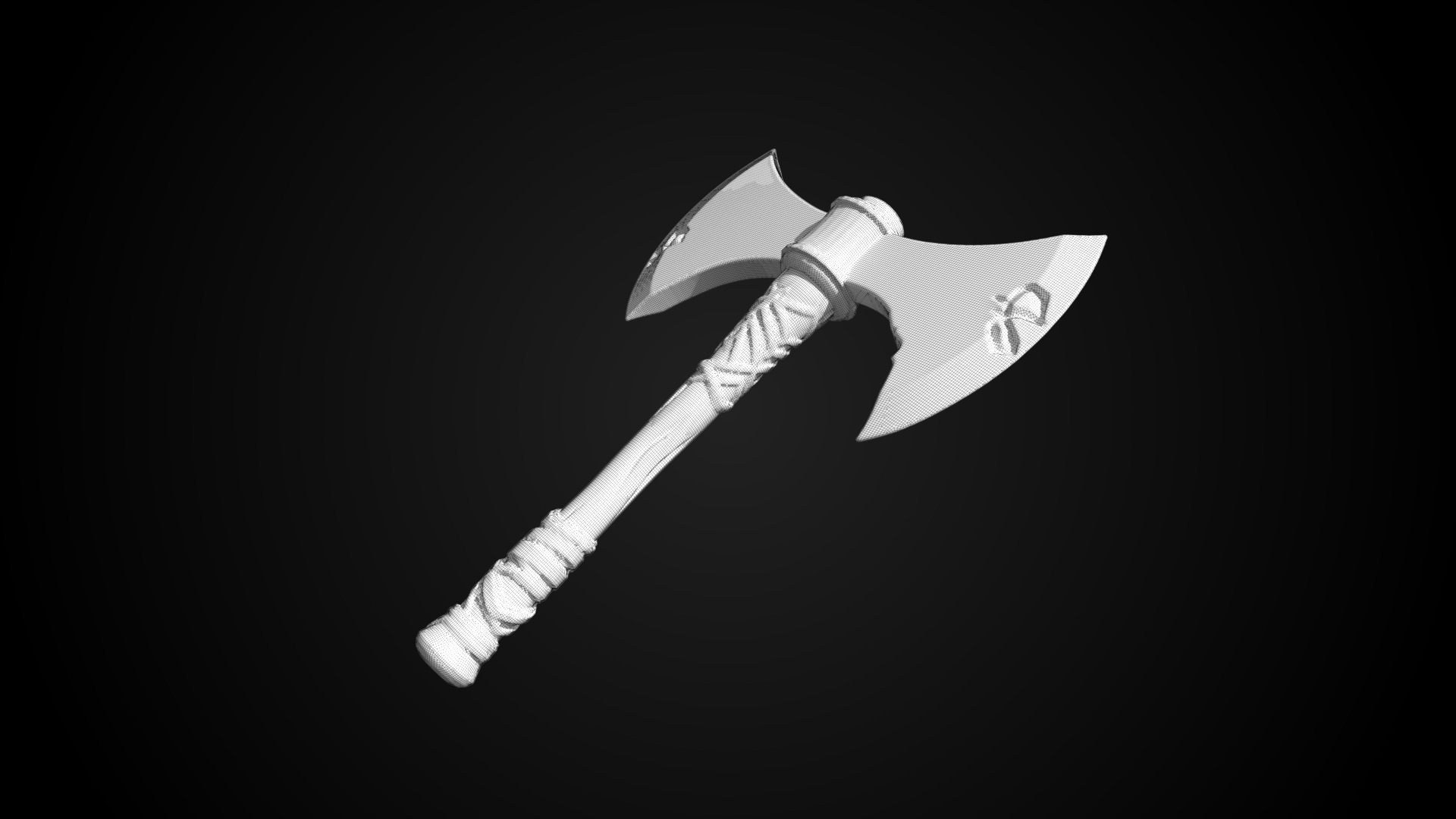 Stylized Dwarf Sword - Ironcleave - Game Ready 3D model_7