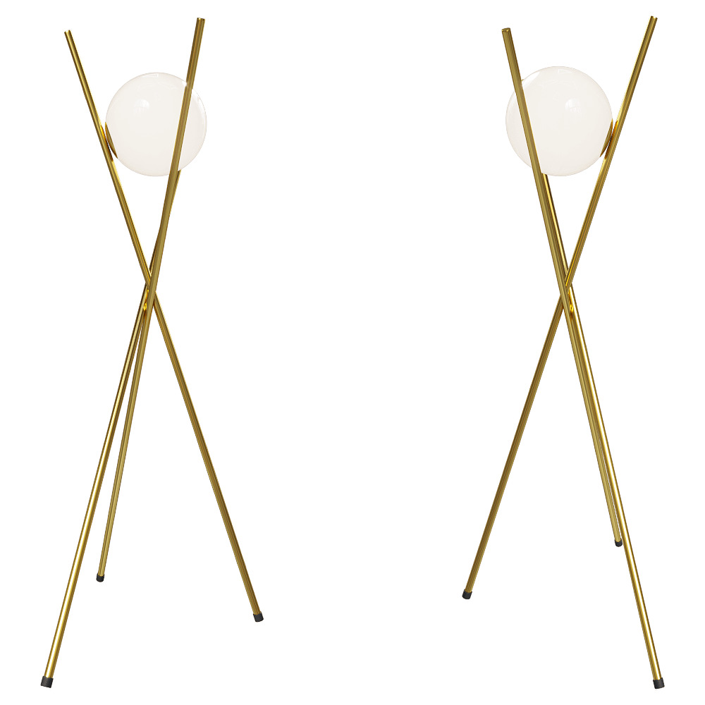 Modern Tripod Floor Lamp Xenia F0055 3D model_1