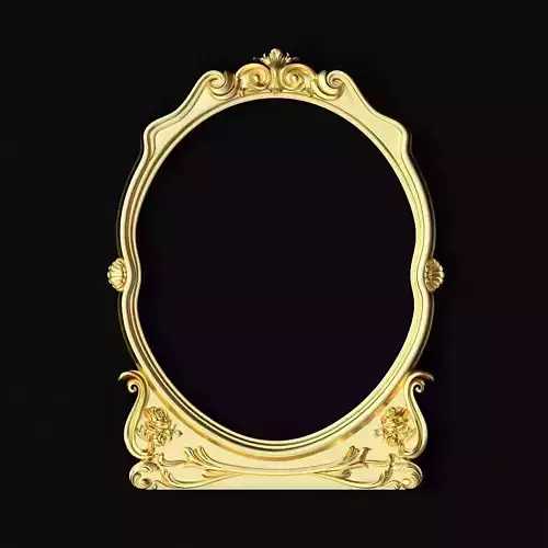 carved frame for mirror
