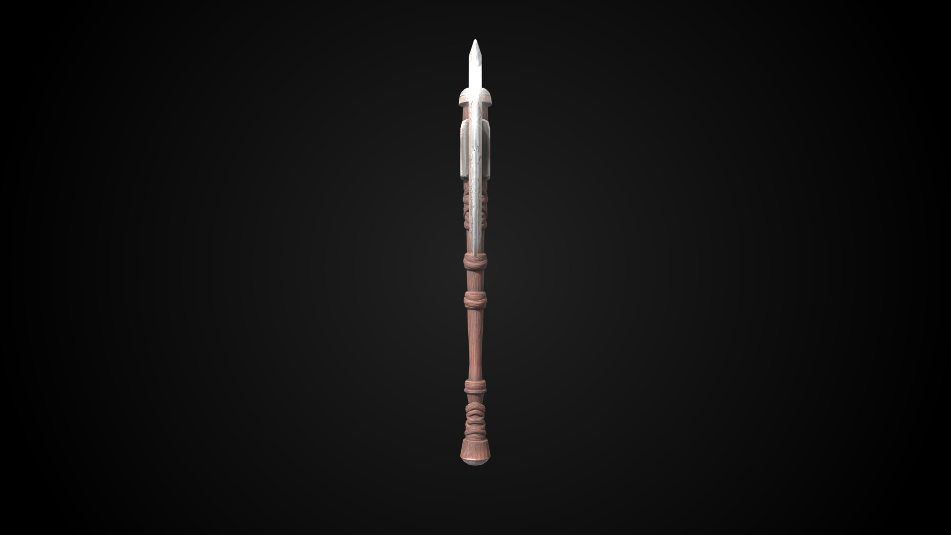 Stylized Dwarf Sword - Boulderbite - Game Ready 3D model_3