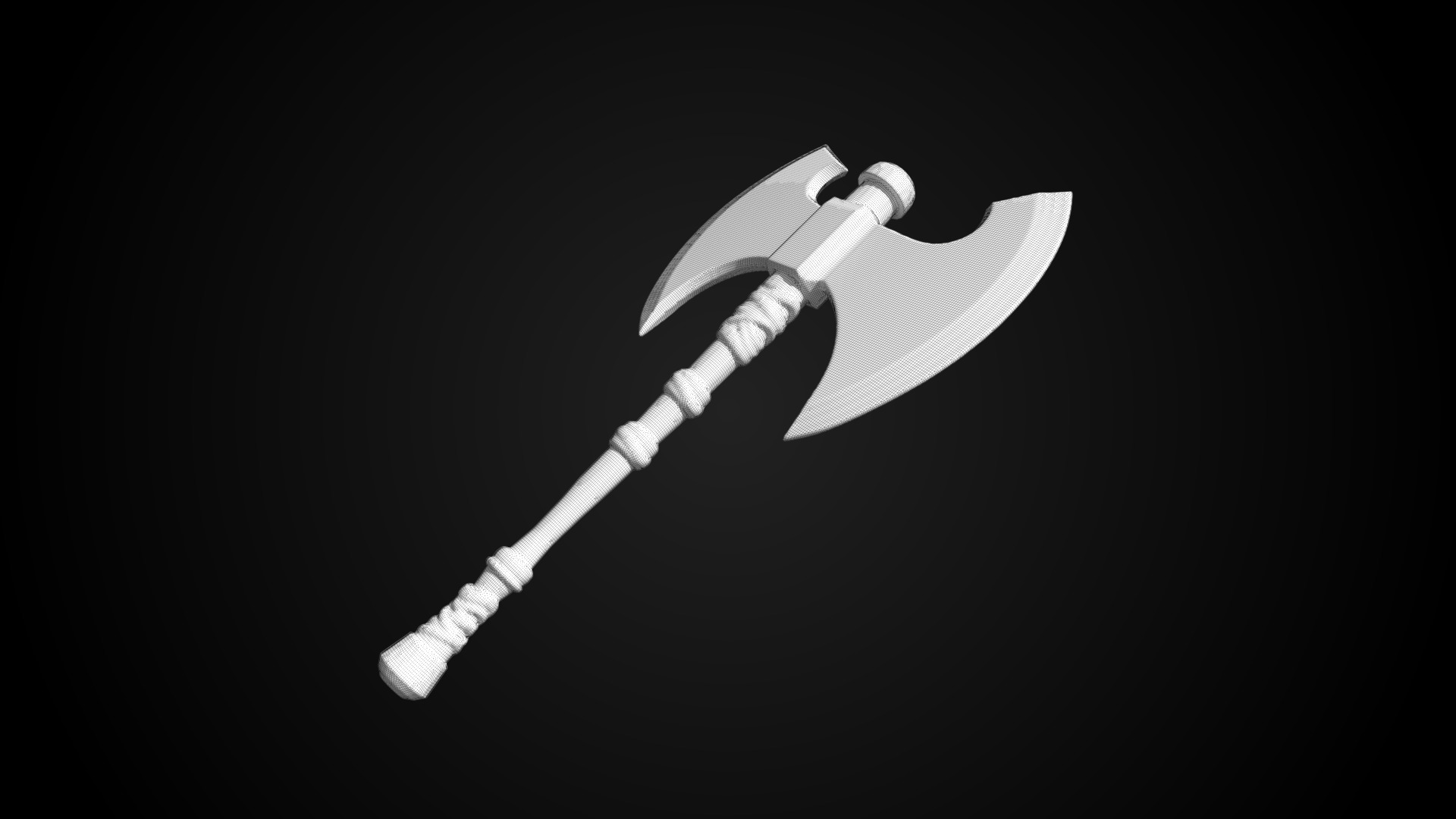 Stylized Dwarf Sword - Boulderbite - Game Ready 3D model_7