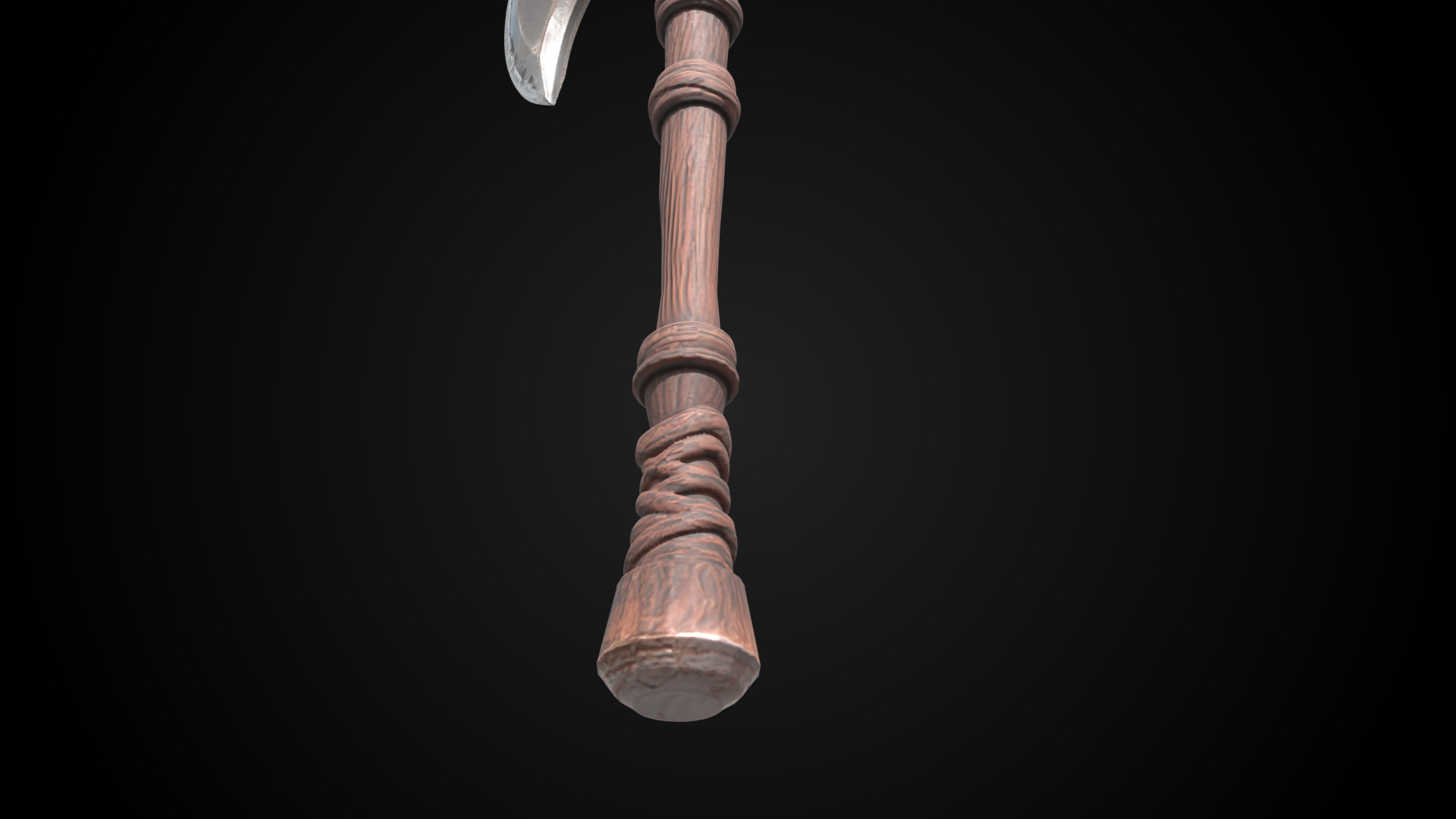 Stylized Dwarf Sword - Boulderbite - Game Ready 3D model_5