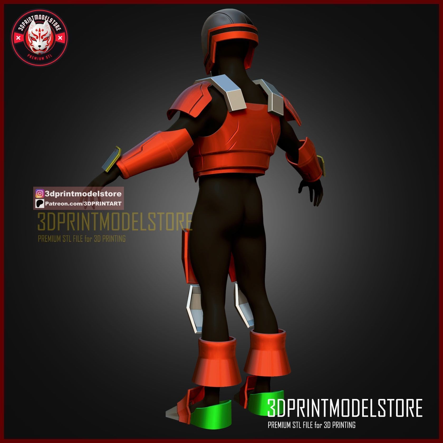 My Hero Academia Mudman Armor Cosplay - Anime Armour 3D print model_2