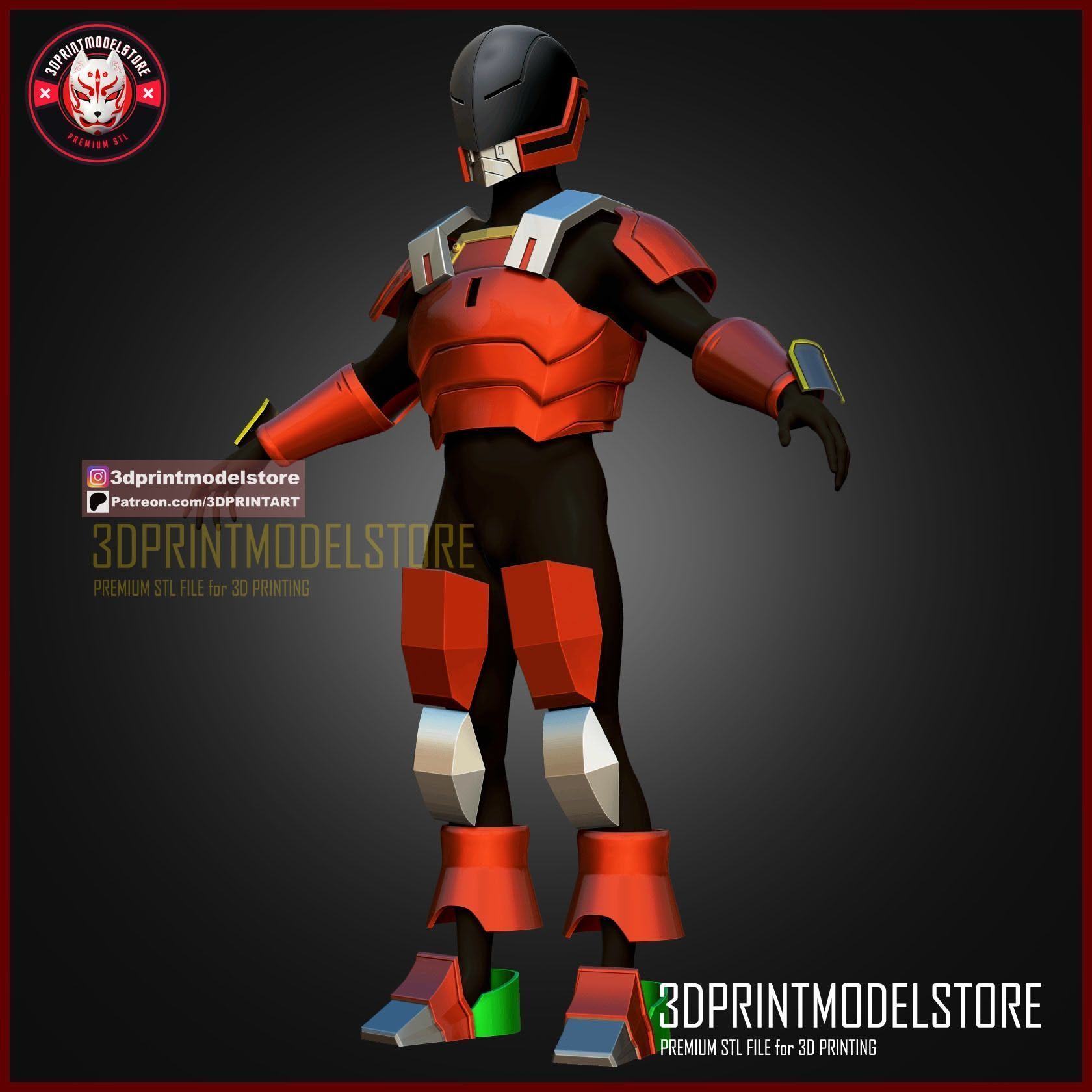 My Hero Academia Mudman Armor Cosplay - Anime Armour 3D print model_1