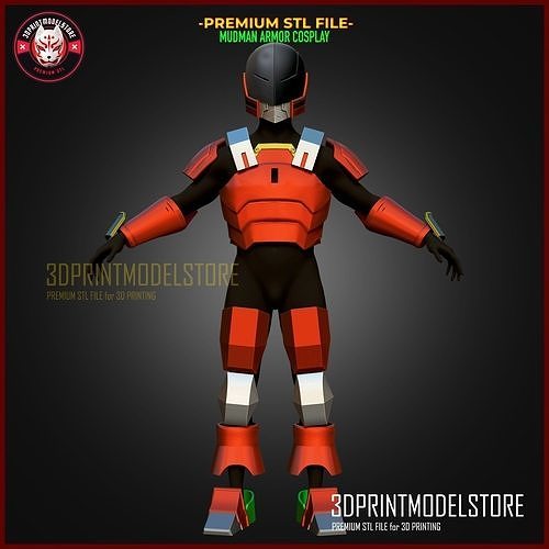 My Hero Academia Mudman Armor Cosplay - Anime Armour 3D print model