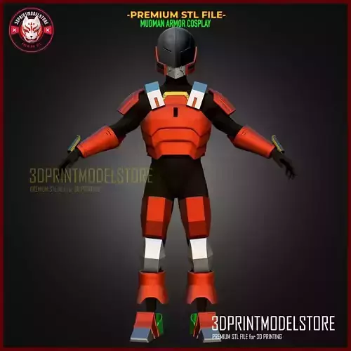 My Hero Academia Mudman Armor Cosplay - Anime Armour 3D print model My Hero Academia Mudman Armor Cosplay - Anime Armour 3D print model