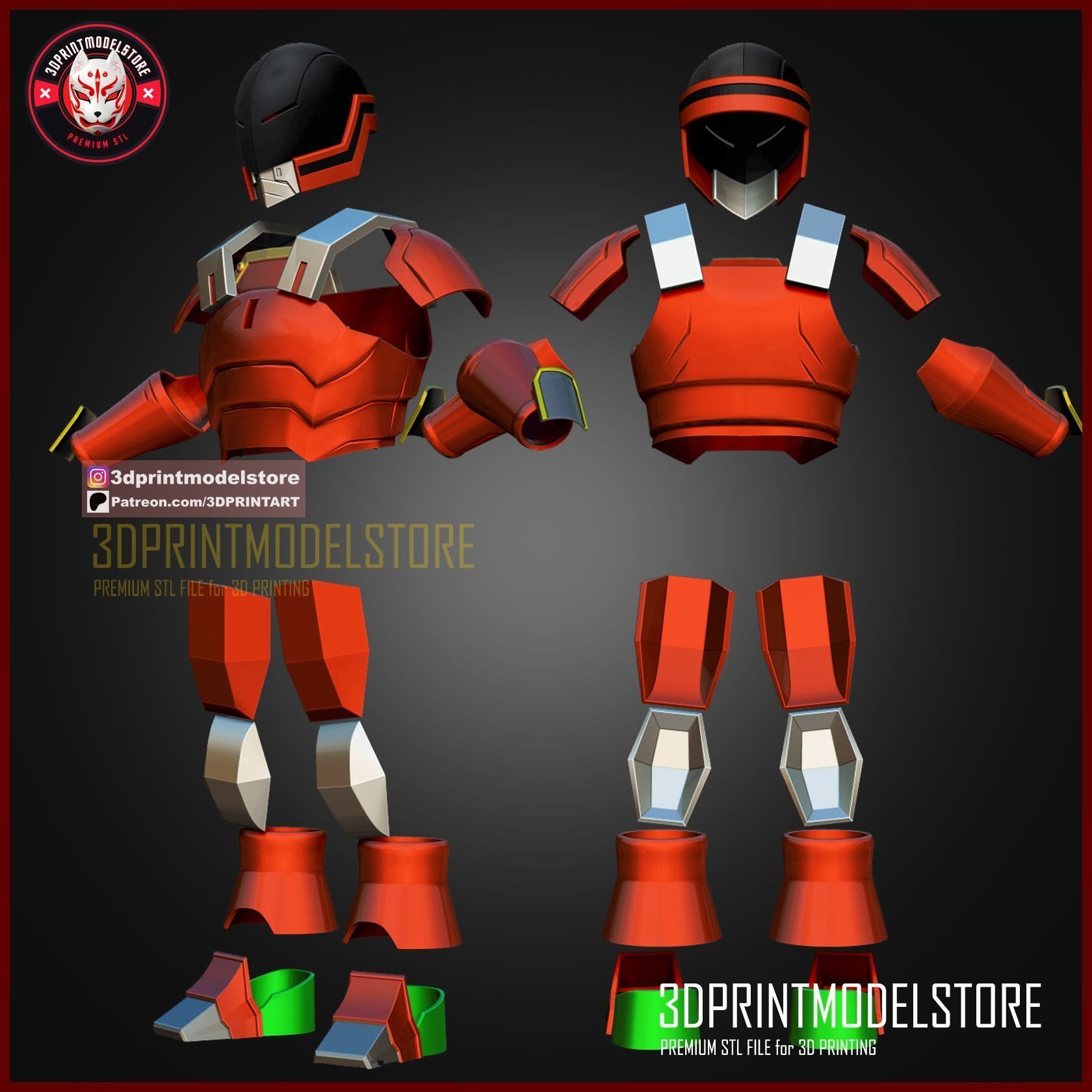 My Hero Academia Mudman Armor Cosplay - Anime Armour 3D print model_4