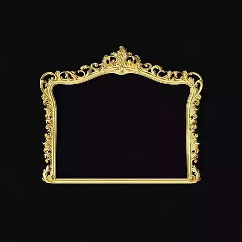 carved frame for mirror