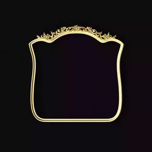 carved frame for mirror