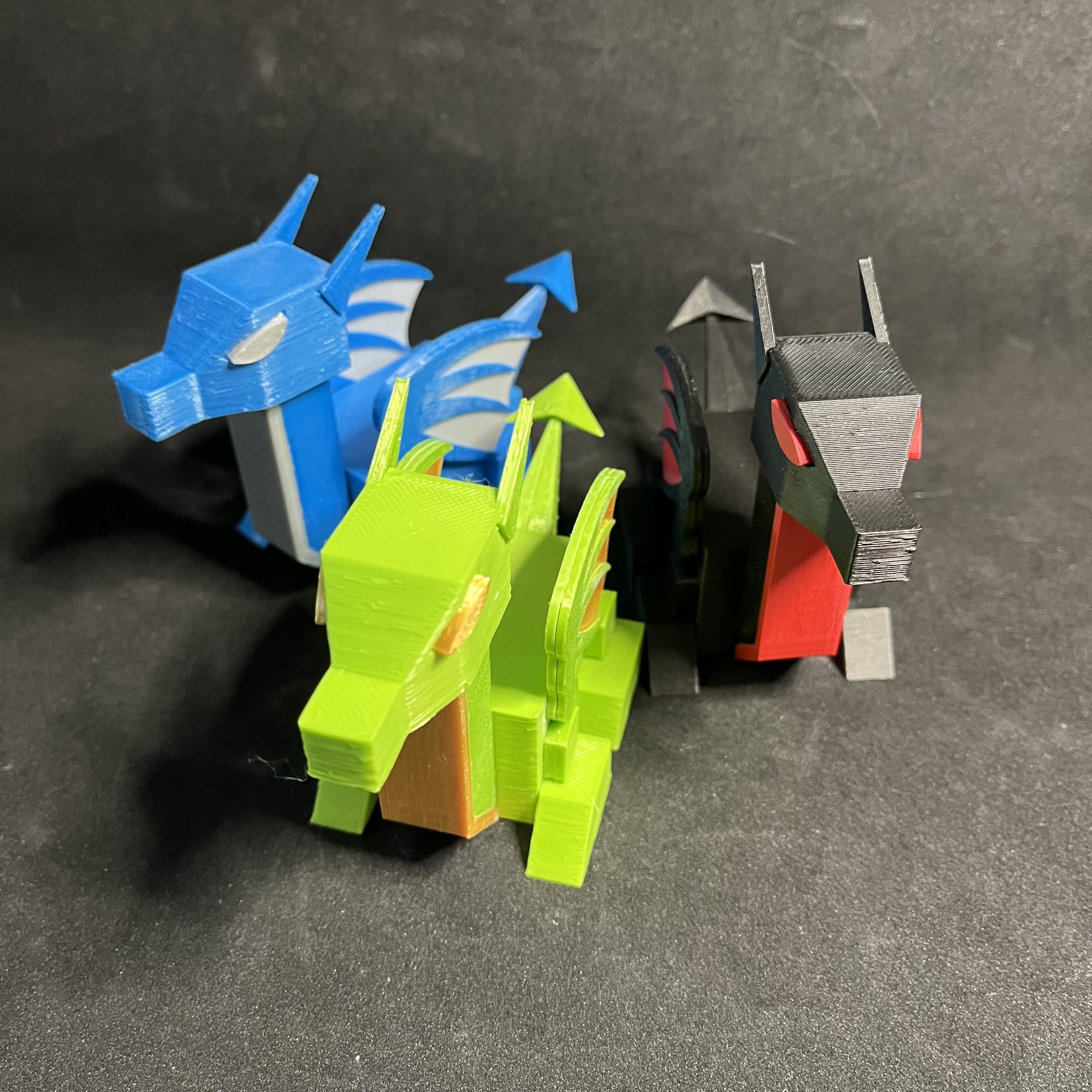 Low Poly Baby RoboDragon 3D print model_7