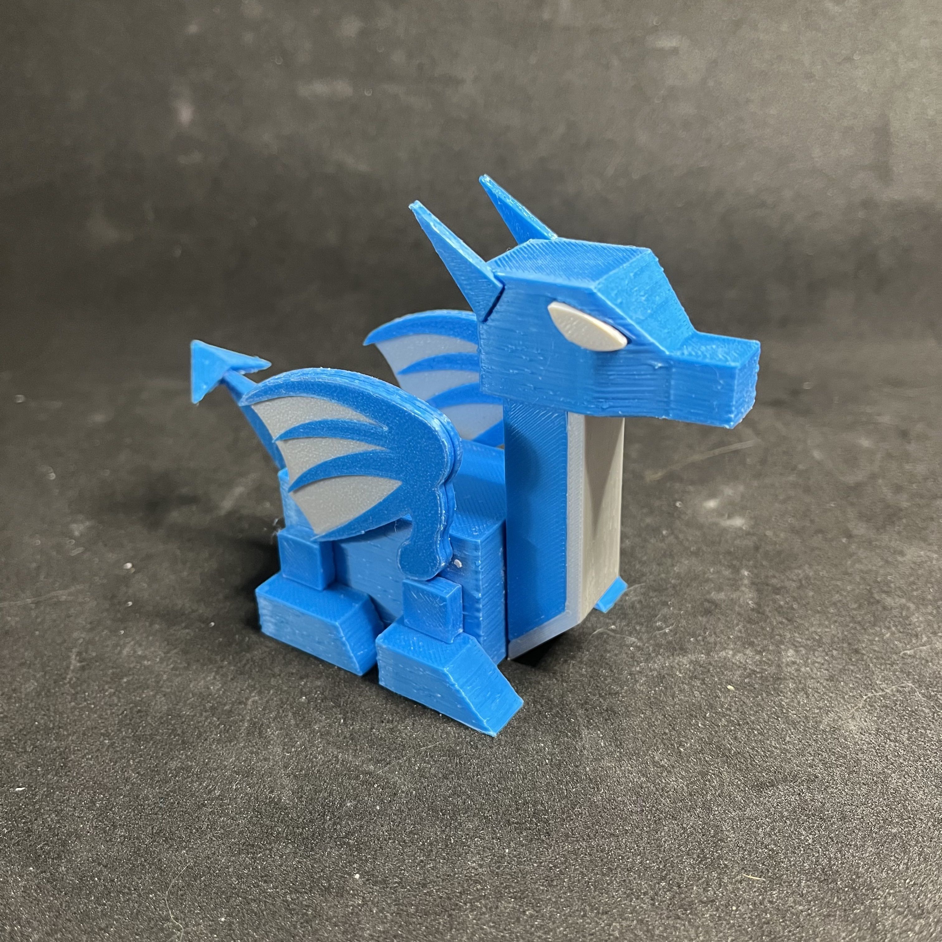Low Poly Baby RoboDragon 3D print model_5