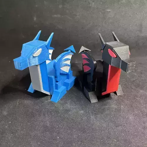 Low Poly Baby RoboDragon