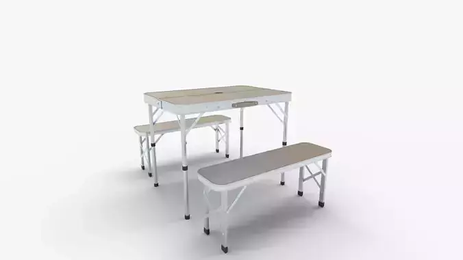 GEJINTAO Folding Camping Picnic Table with Bench Set
