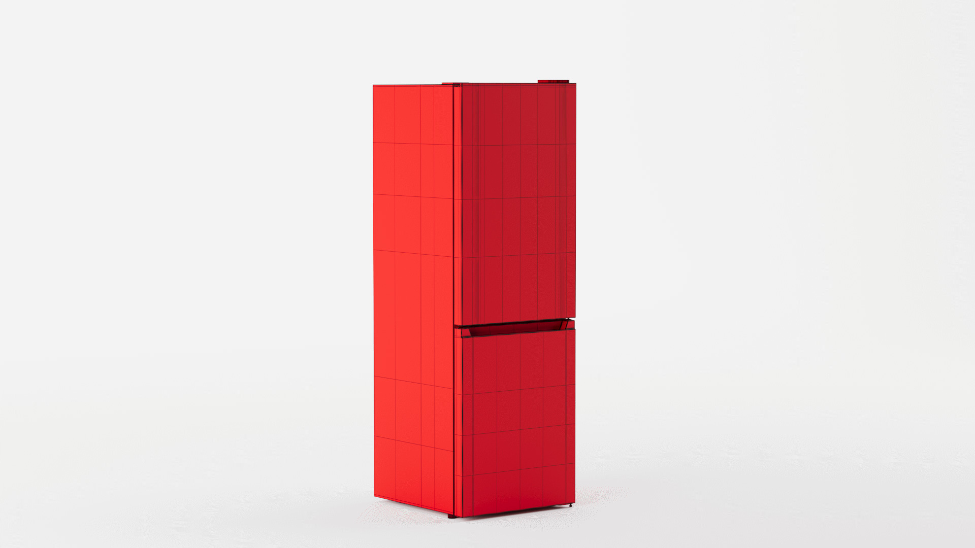 Heinrichs freestanding fridge freezer 3D model_12