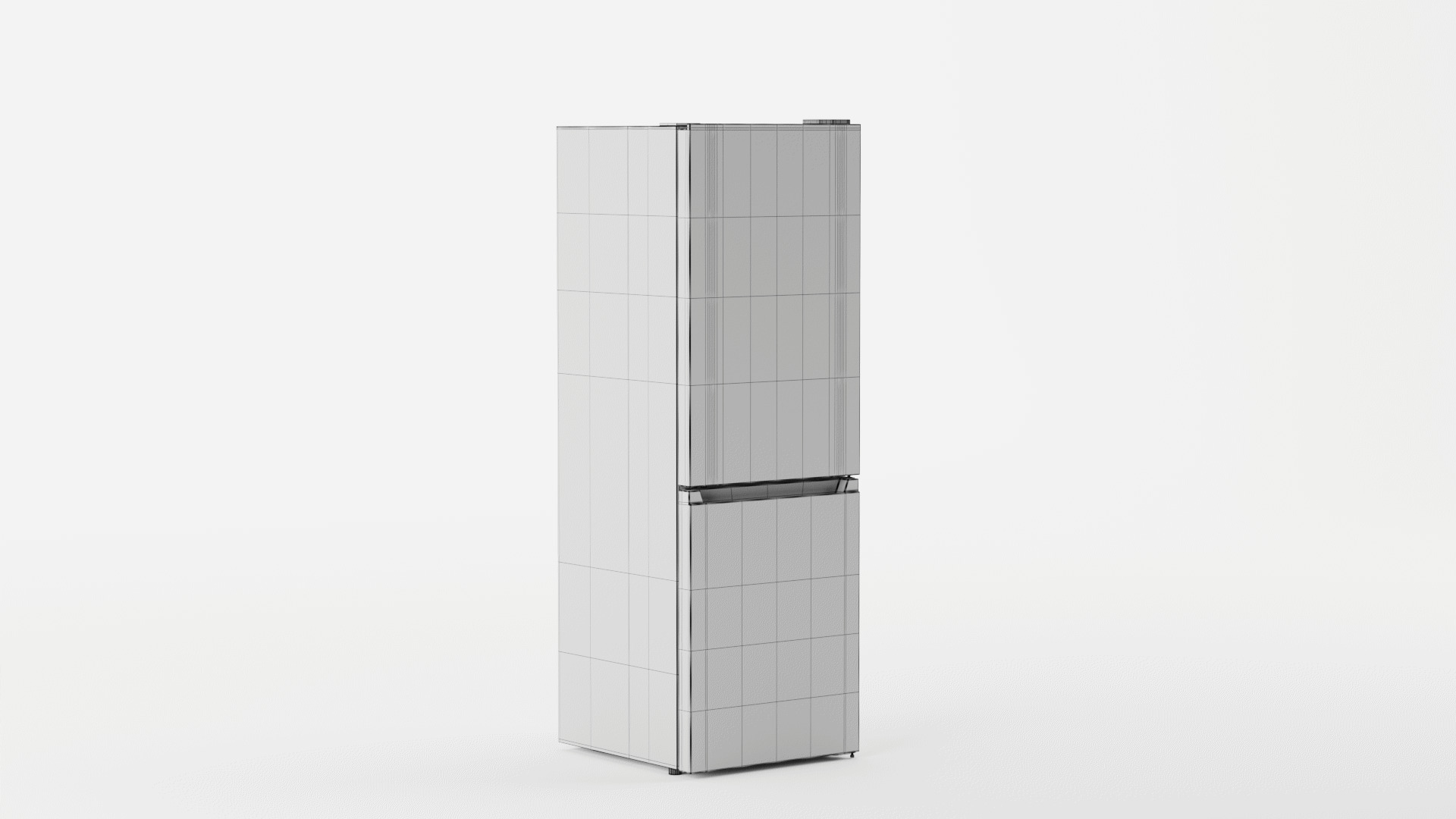 Heinrichs freestanding fridge freezer 3D model_11