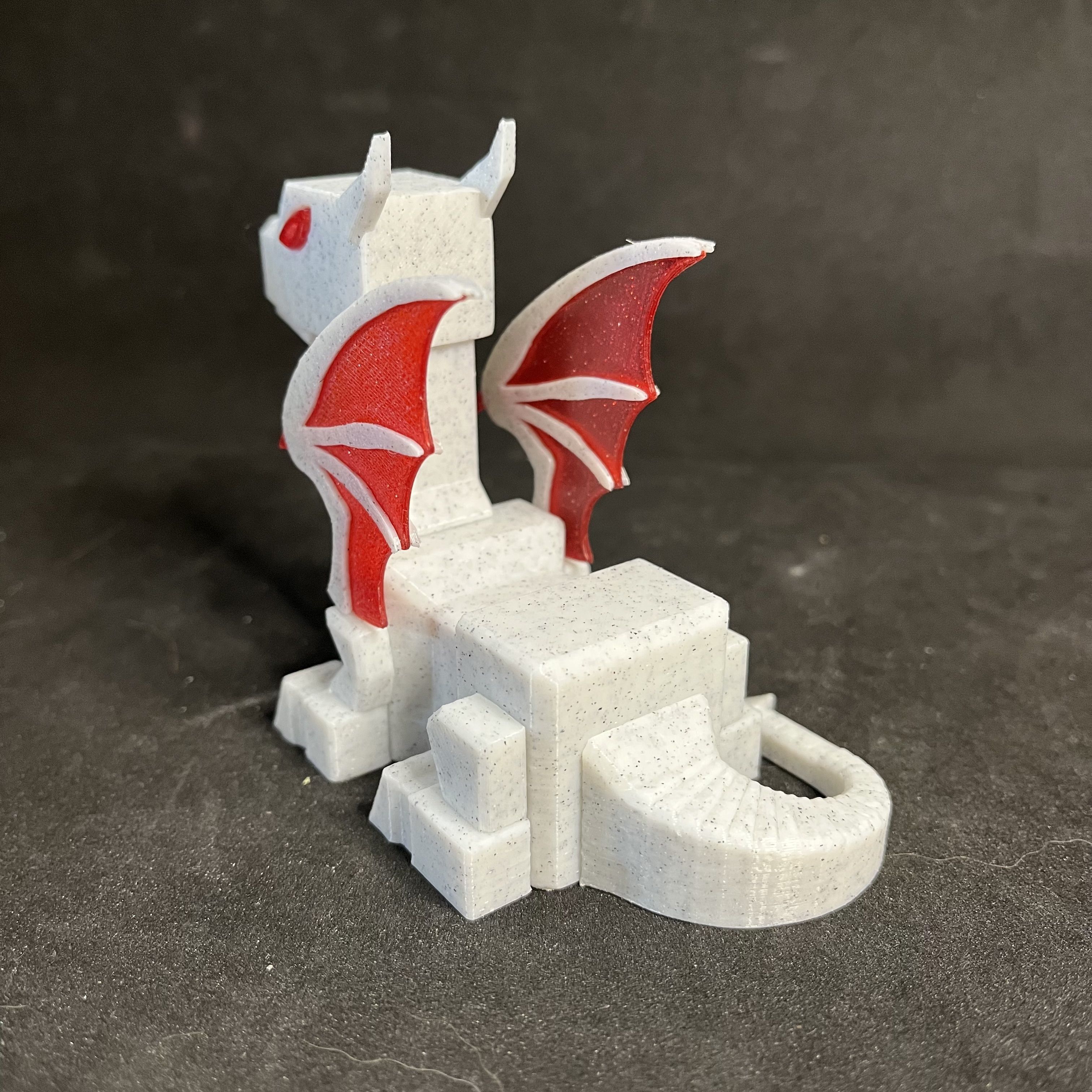 Medium Poly Baby RoboDragon 3D print model_8