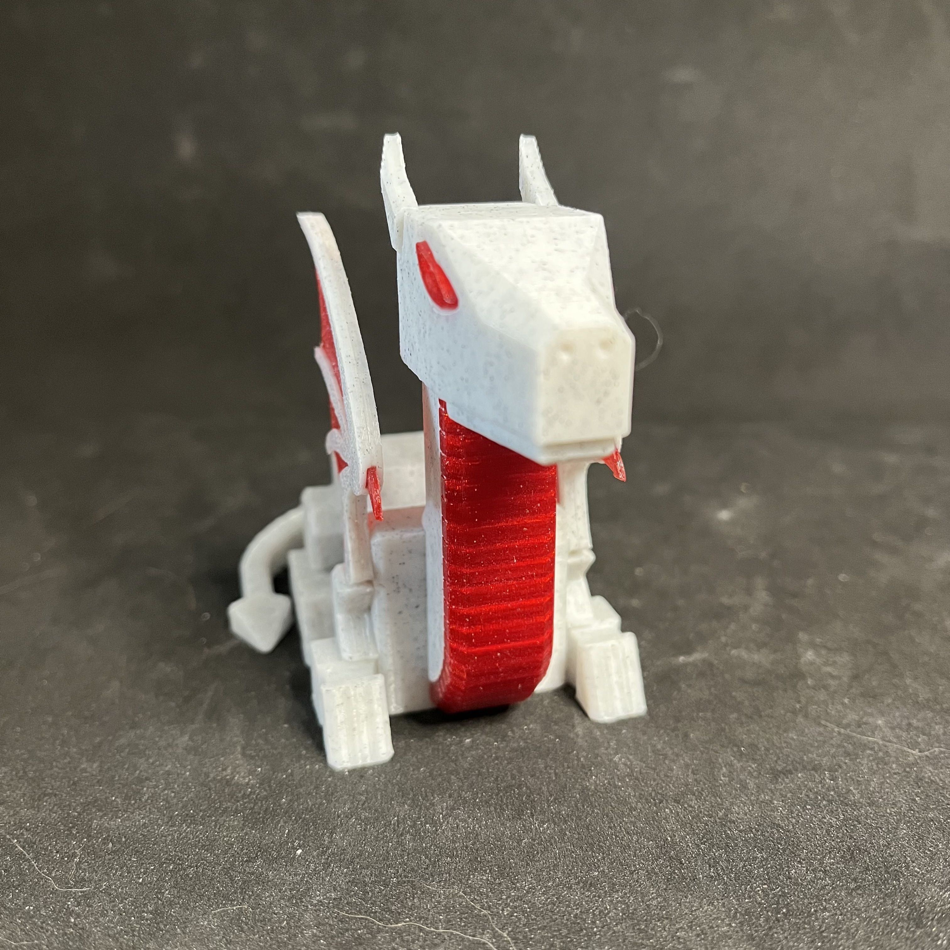 Medium Poly Baby RoboDragon 3D print model_7