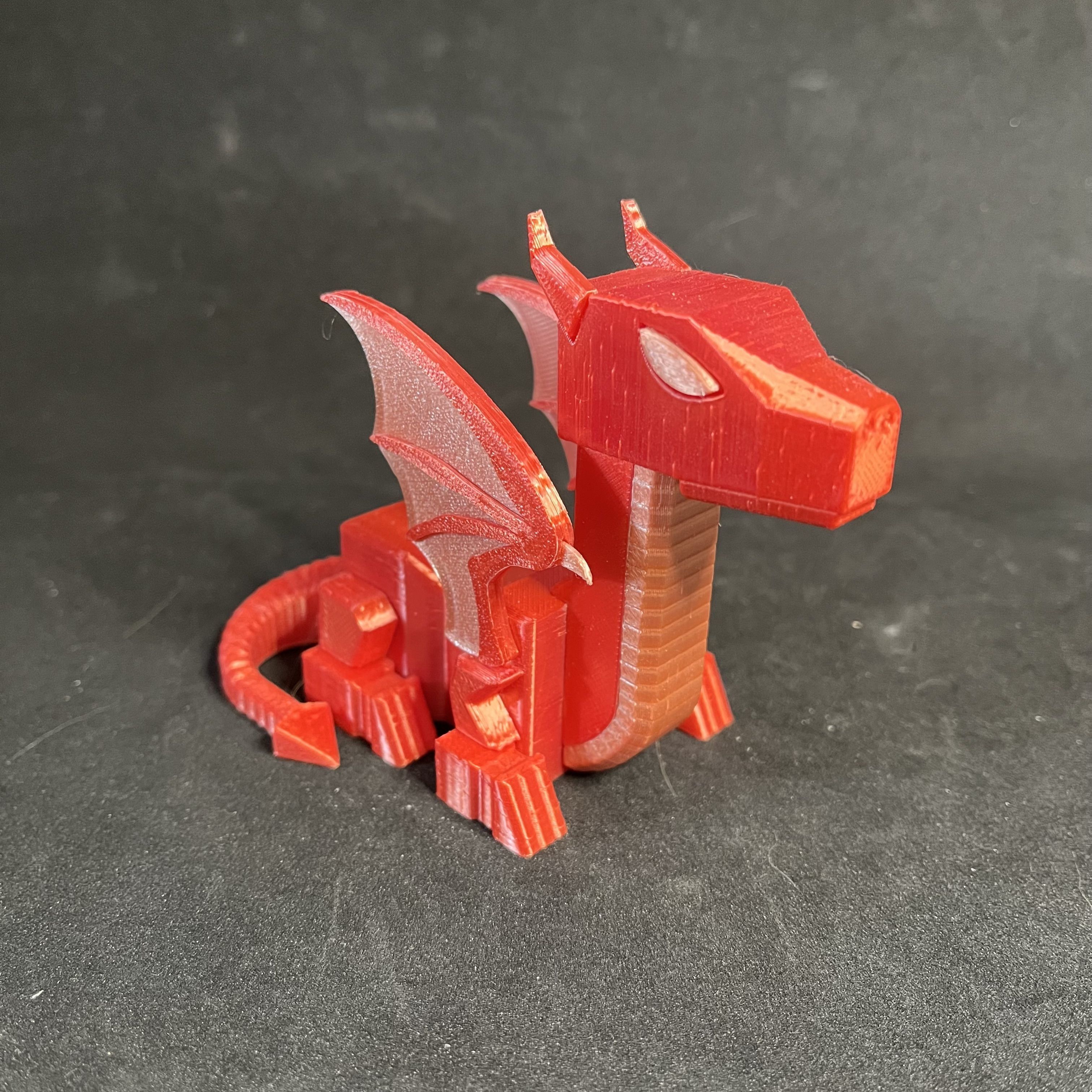Medium Poly Baby RoboDragon 3D print model_1