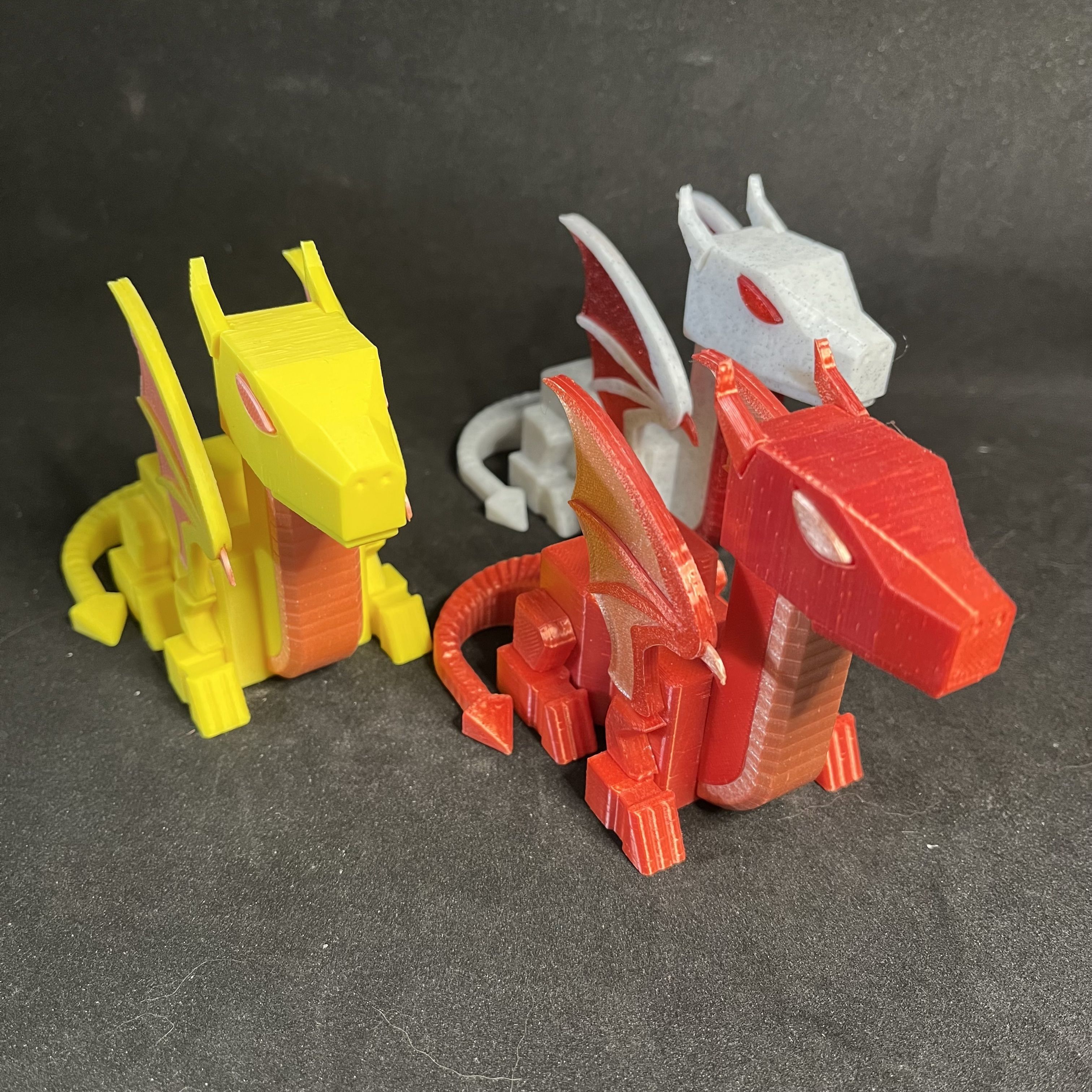 Medium Poly Baby RoboDragon 3D print model_9