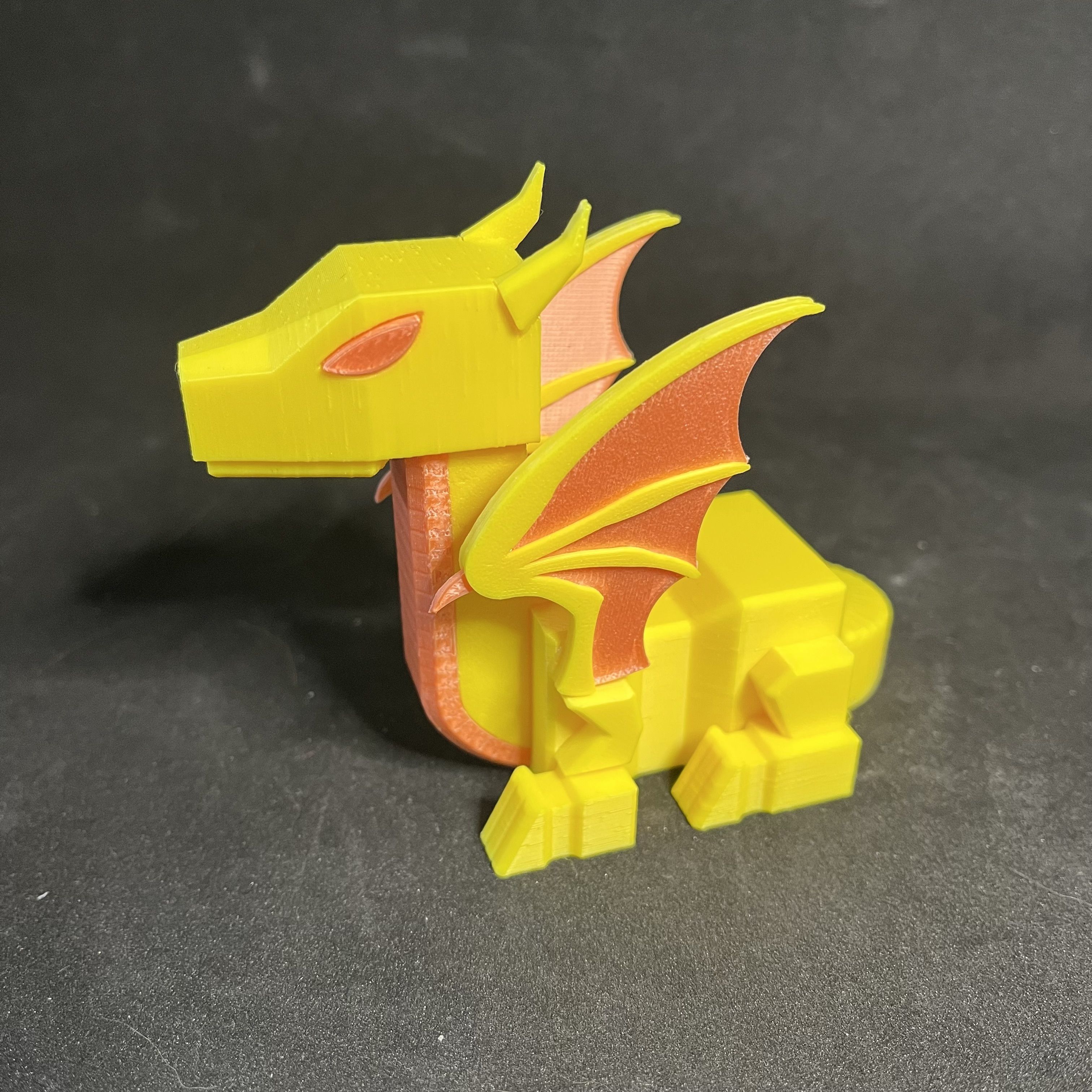 Medium Poly Baby RoboDragon 3D print model_5