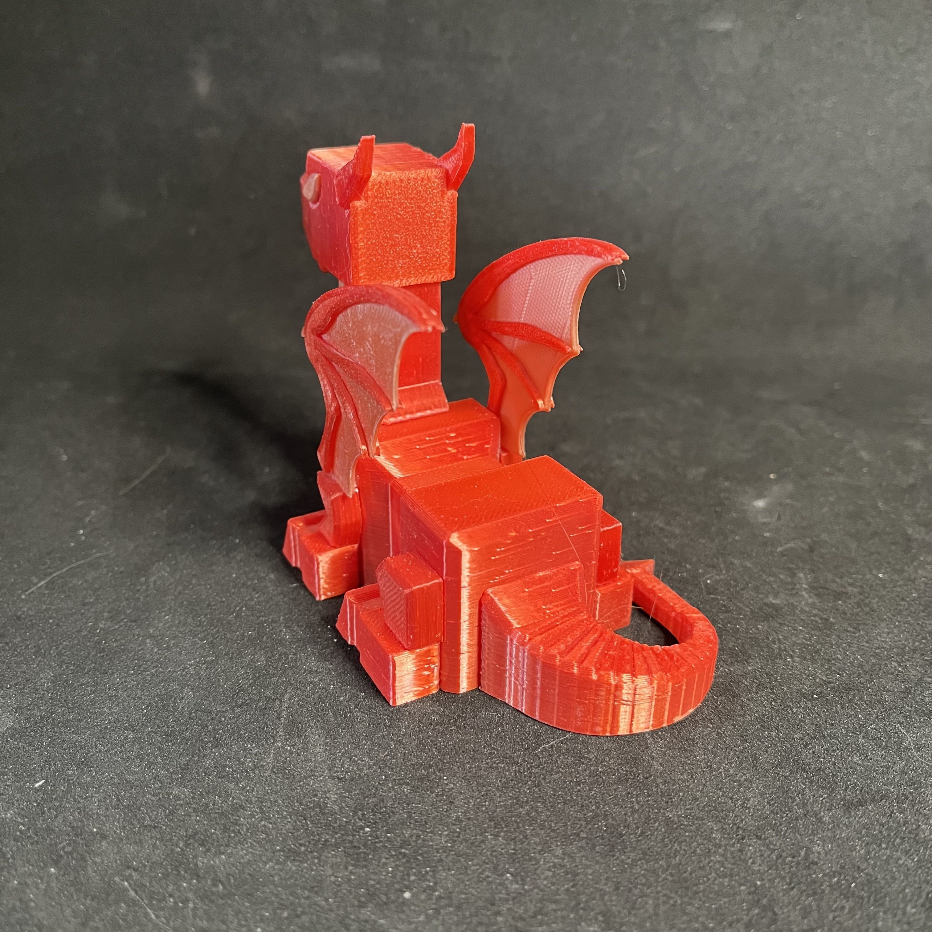 Medium Poly Baby RoboDragon 3D print model_3