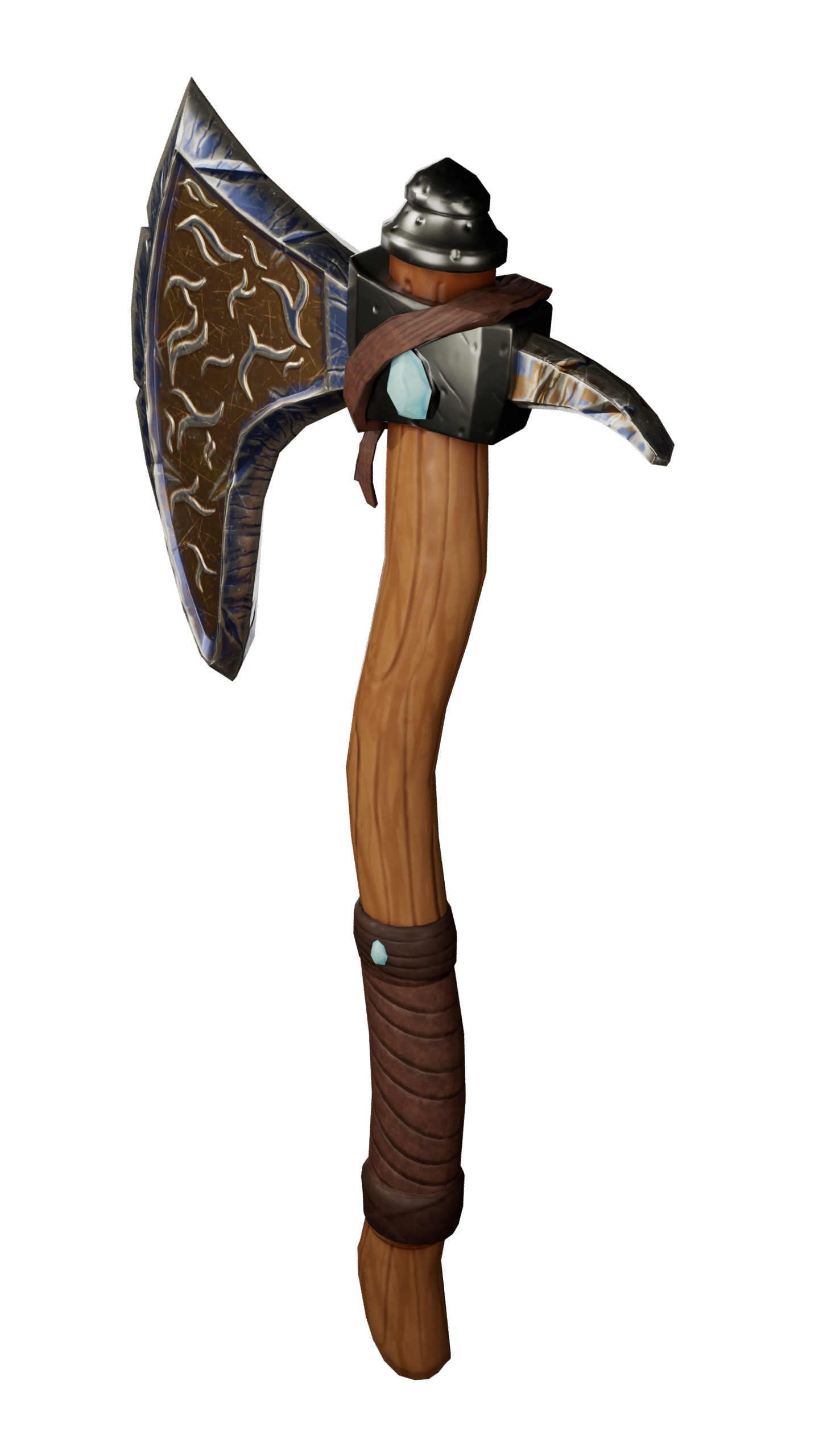 3D Axe Model Low-poly 3D model_4