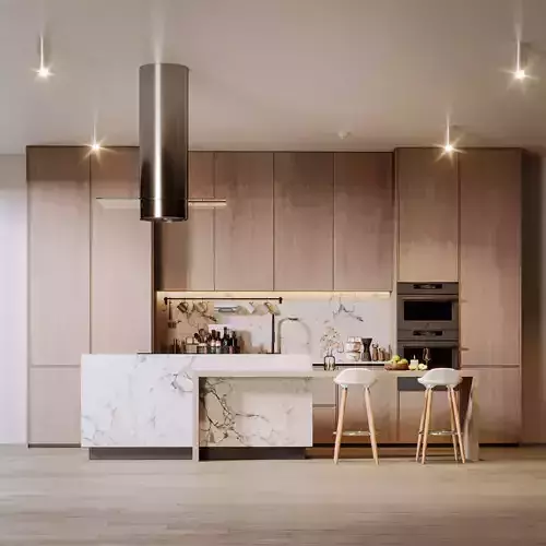 Modern Kitchen 3D model