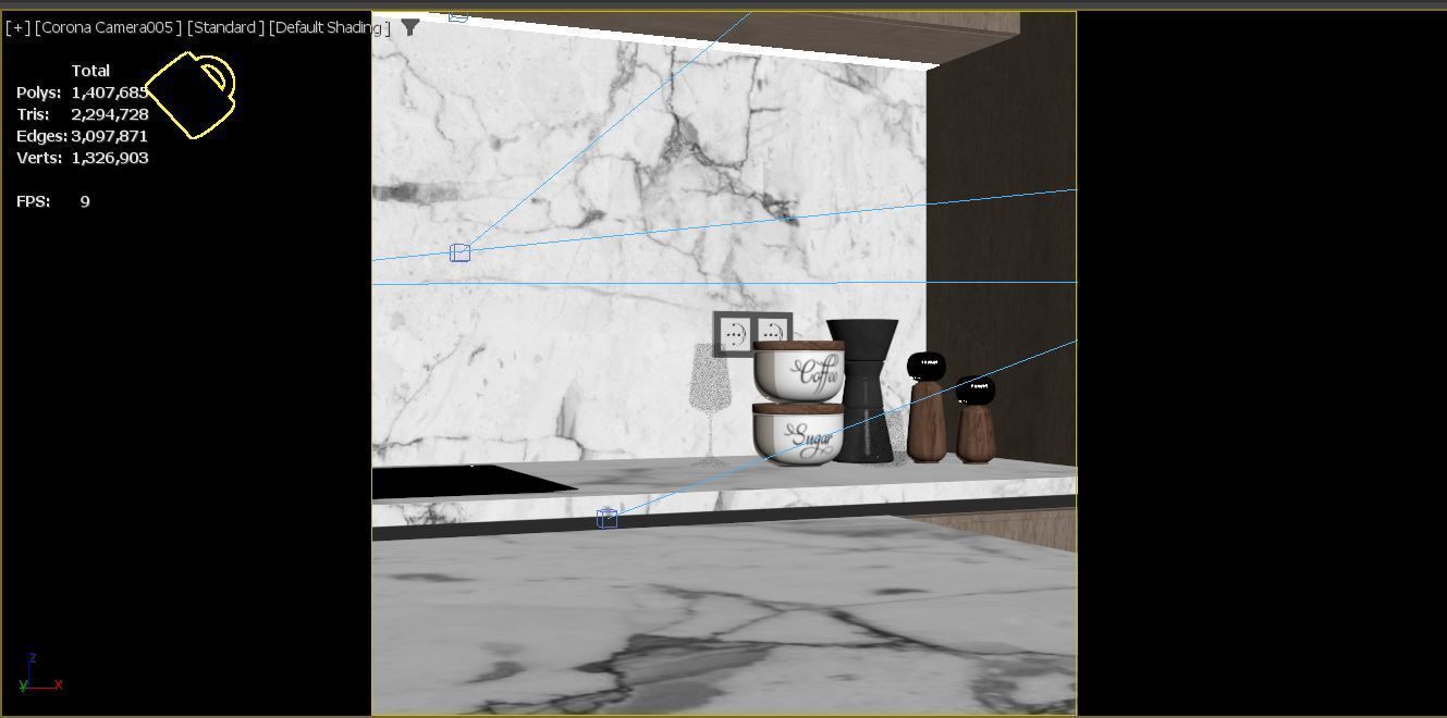 Modern Kitchen 3D model_15